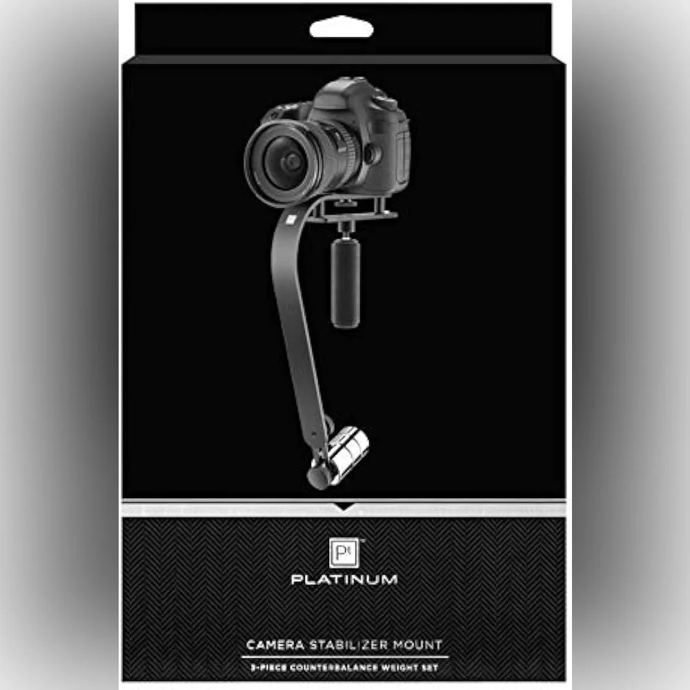 PLATINUM CAMERA STABILIZER MOUNT ADJUSTABLE COUNTERWEIGHT AND BALANCE